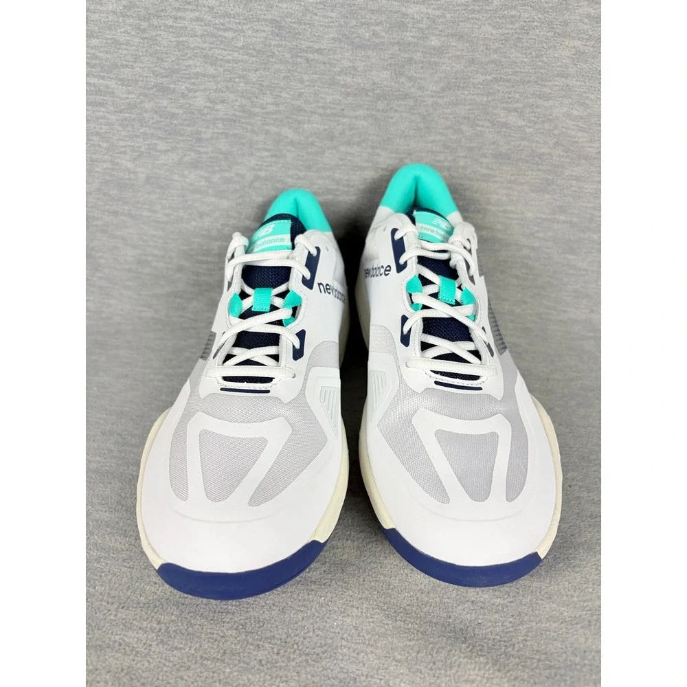 New Balance Pickleball Sneakers Mens 11.5 D White Blue Tennis Court Comfort